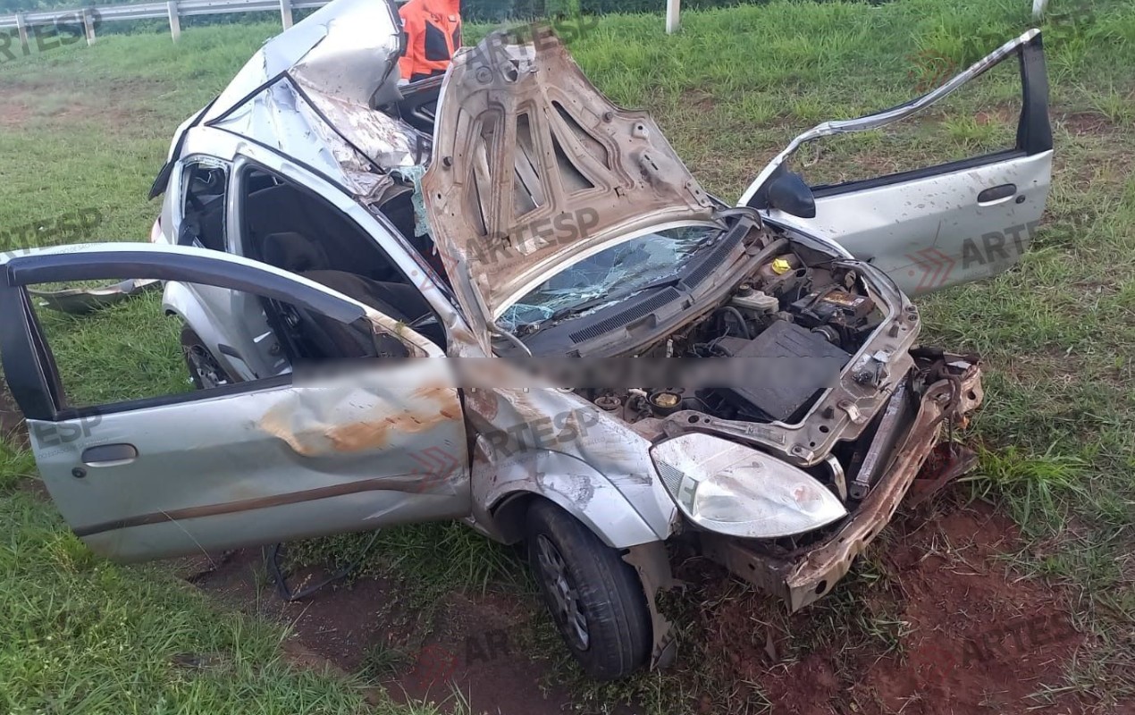Dois policiais penais morrem e dois ficam feridos em acidente em rodovia de Avaí 