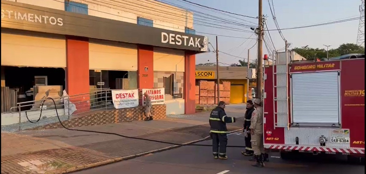 Incêndio que destruiu atacadista em MS começou no estoque de