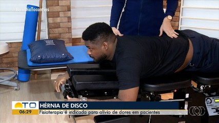 Fisioterapia é indicada para alívio de dores em pacientes com hérnia de disco
