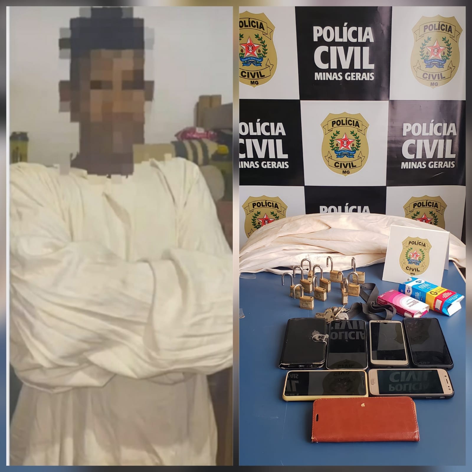 Camisa de força e cadeados são encontrados em clínica de reabilitação em MG; suspeita é de cárcere privado contra internos