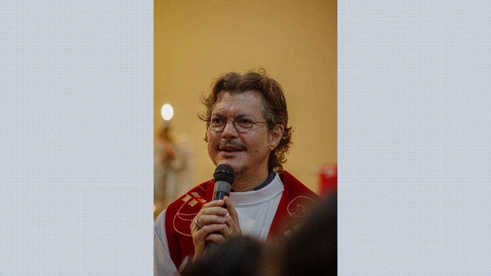Padre Mário Reis da Silveira atuava na Paróquia Senhor Bom Jesus do Bonfim, em Ribeirão Preto (SP). — Foto: Reprodução/EPTV