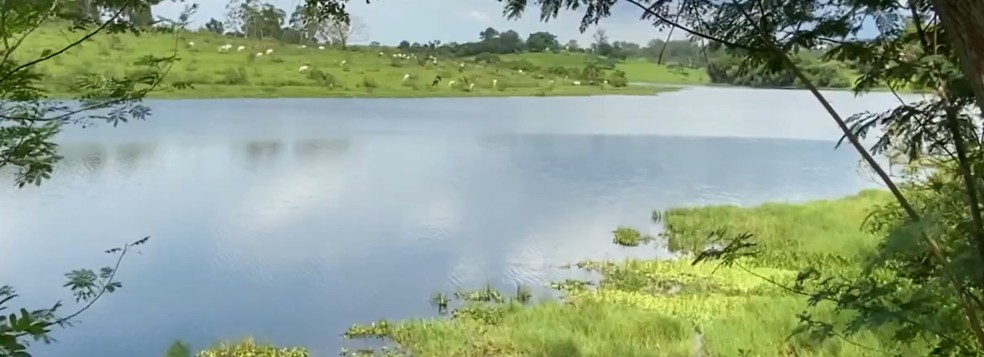 Represa em Águas de São Pedro — Foto: Reprodução/EPTV
