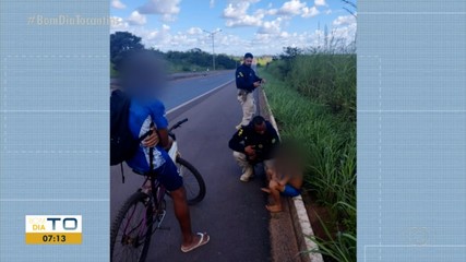 Criança é encontrada sozinha na BR-153 perto de Araguaína