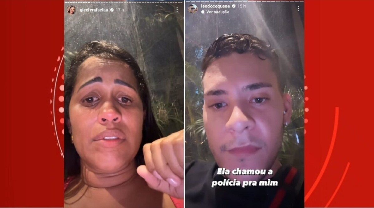 Influenciadora Gicely Rafaela postou briga com marido nos stories