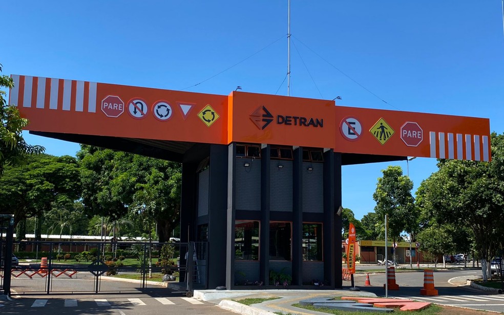 Sede do Detran-Go, em Goiânia, Goiás — Foto: Divulgação/Detran-GO