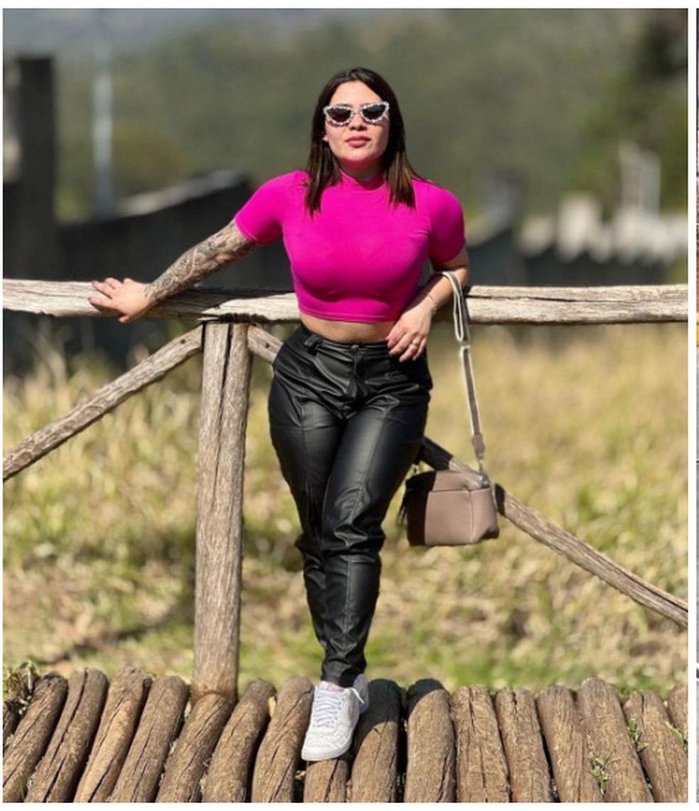 Francisca Marcela da Silva Ribeiro morta durante roubo de moto no Ipiranga, Zona Sul de São Paulo. — Foto: Montagem/g1/Acervo Pessoal