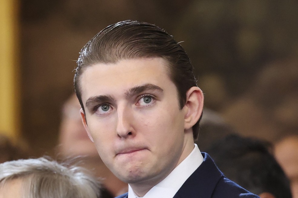 Barron Trump — Foto: AFP