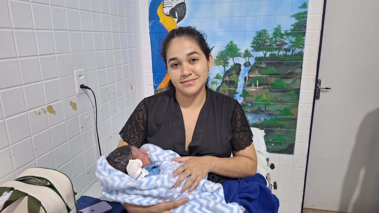 Primeiro bebê de 2026 é um menino e nasceu nas primeiras horas do ano em Santarém