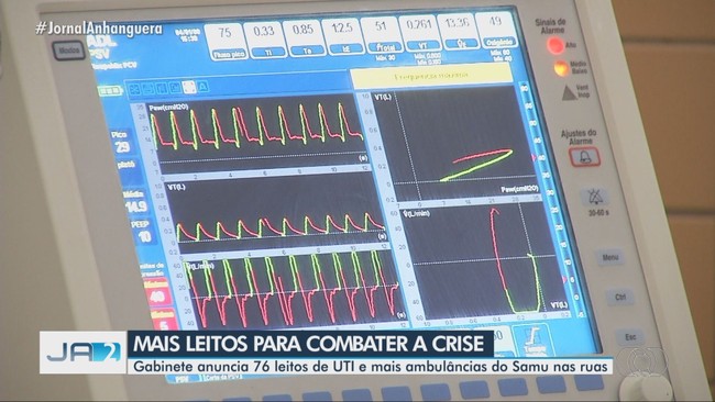 Gabinete de crise da sade anuncia abertura de 80 leitos de UTI