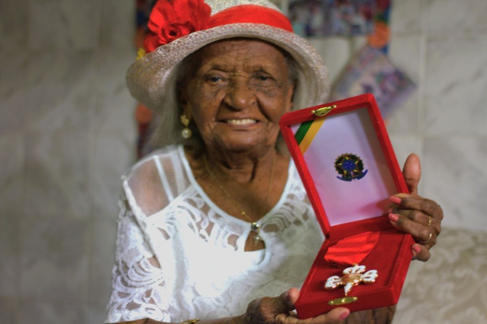 Vó Mera, homenageada no Natal na Usina 2024 — Foto: Divulgação/Natal na Usina