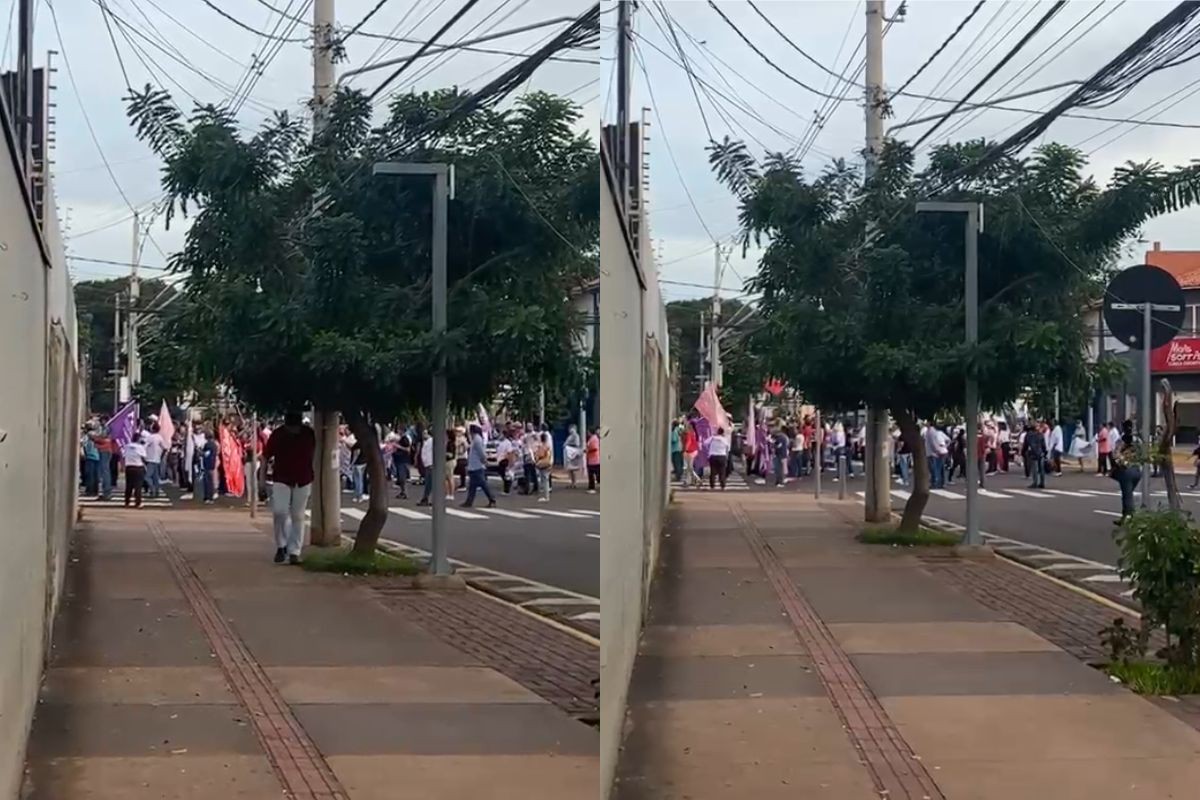 Mobilização pelo Dia do Trabalhador pede fim da escala 6x1 em Campo Grande