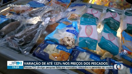 Pescados têm variação de até 132% nos preços, diz pesquisa do Procon