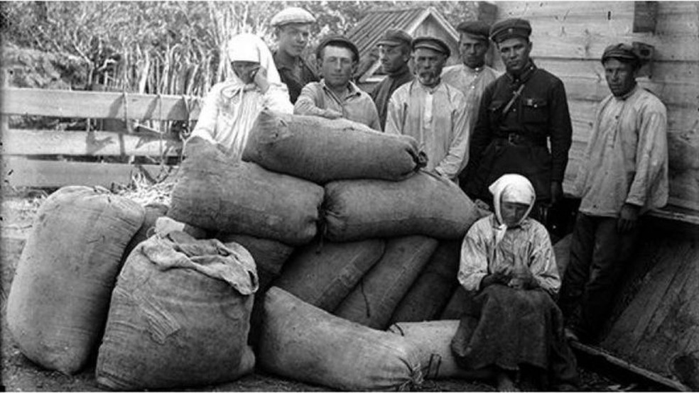 Estimativas apontam que mais de 3 milhões de ucranianos morreram de fome entre 1932-1933 — Foto: Cortesia Museu Holodomor