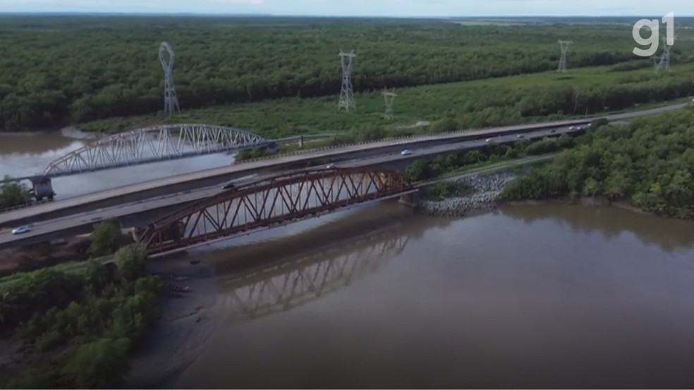 Ponte interditada no Estreito dos Mosquitos será demolida, diz DNIT — Foto: Reprodução/TV Mirante