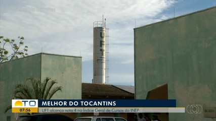 UFT atinge nota 4 no Índice Geral de Curso do INEP, a maior nota do estado