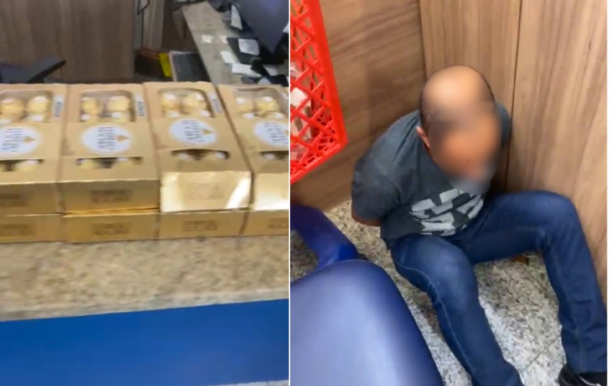 Grupo é detido após furtar caixas de bombom em mercado de São Pedro da Aldeia