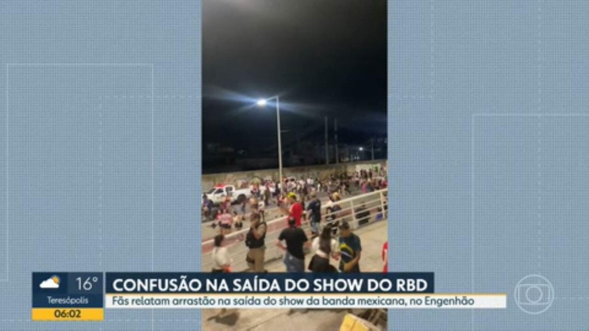 Los fanáticos de RBD se sorprenden cuando los arrastreros abandonan el estreno en Río;  Vídeo |  Rio de Janeiro