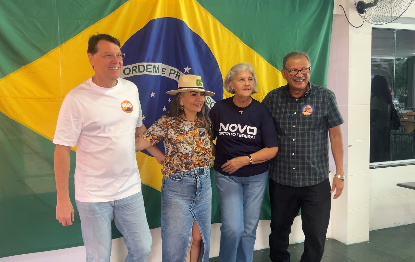 Kiko Caputo inaugura comitê e encontra apoiadores em início de campanha ao governo do DF
