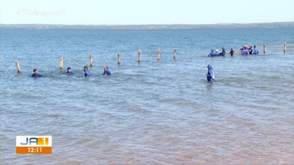 Prefeitura não conclui instalação de telas de proteção na Praia do Caju