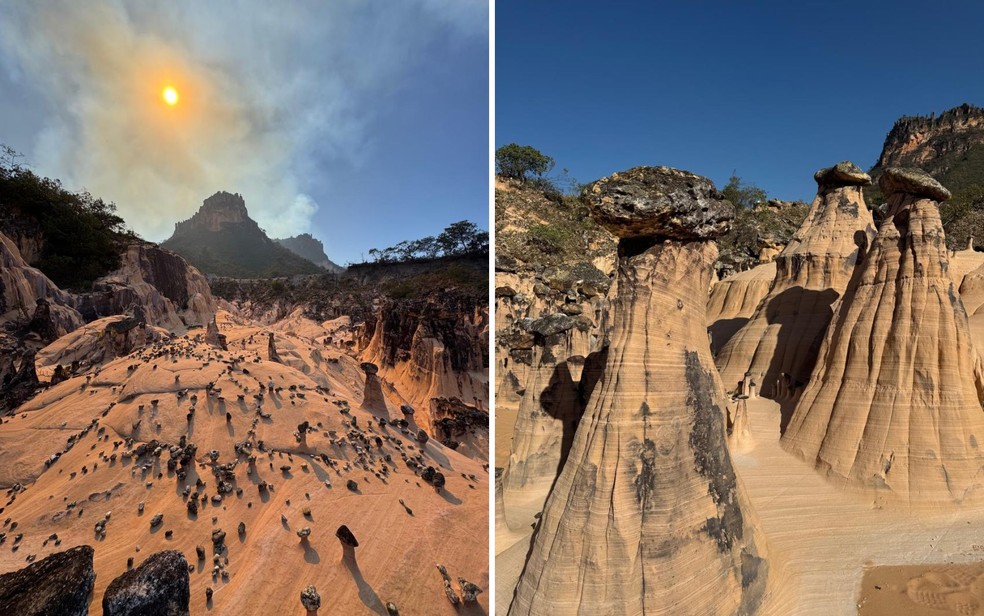 As chaminés de fada impressionam pela grandiosidade e preservação, moldadas ao longo de centenas de anos pela erosão natural — Foto: Divulgação/Joana Paula Sánchez