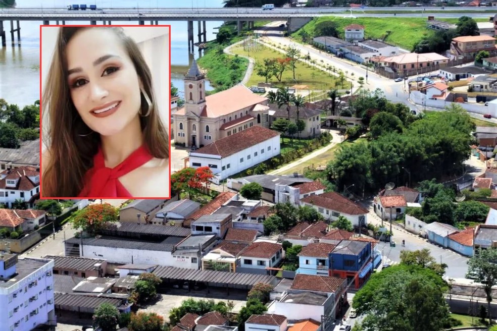 Aline Cristina Giamogeschi, de 31 anos, foi encontrada morta dentro da própria casa em Registro, SP — Foto: Redes Sociais e Prefeitura de Registro/Divulgação