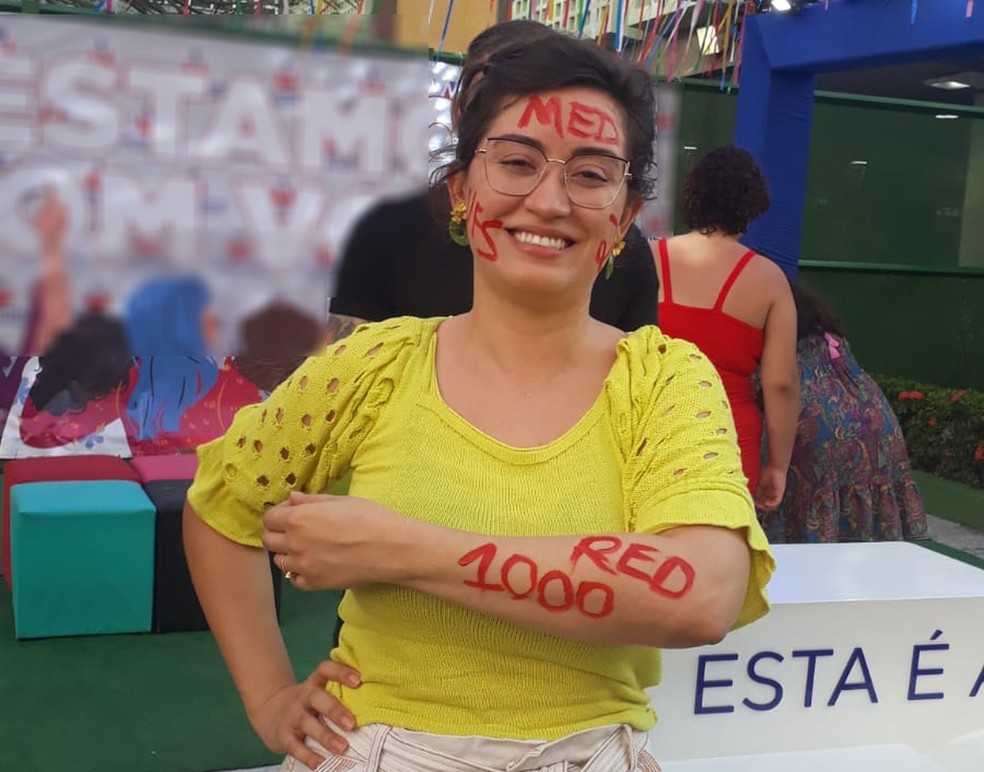 Após desistir de doutorado, Indira foi aprovada em medicina — Foto: Arquivo pessoal