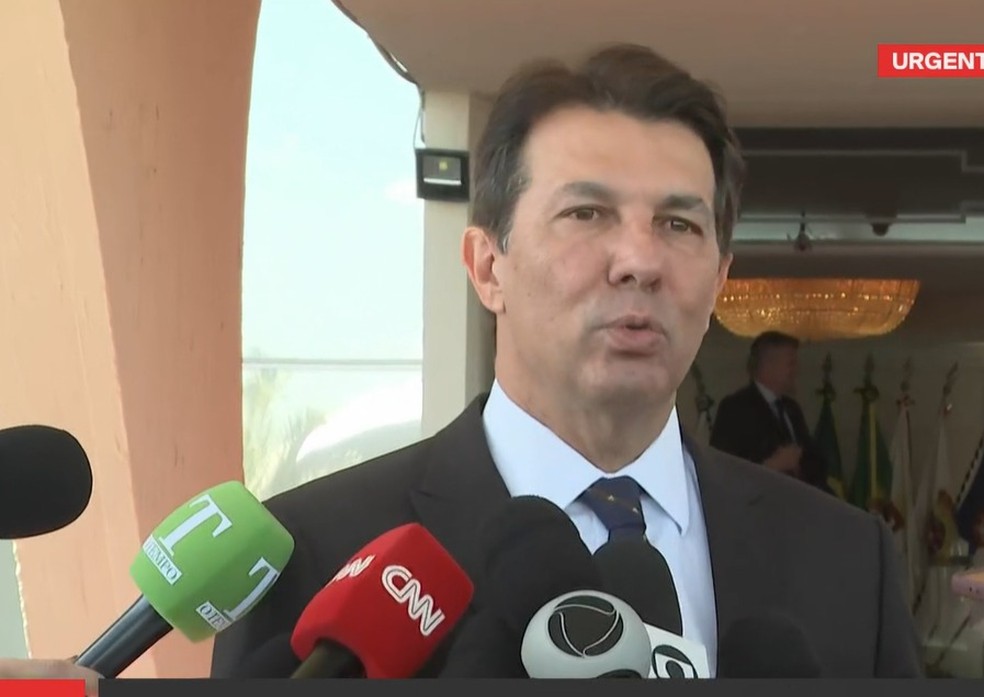 O presidente da CPI dos Atos Golpistas, Arthur Maia, durante entrevista nesta quarta-feira (23) — Foto: Reprodução/GloboNews