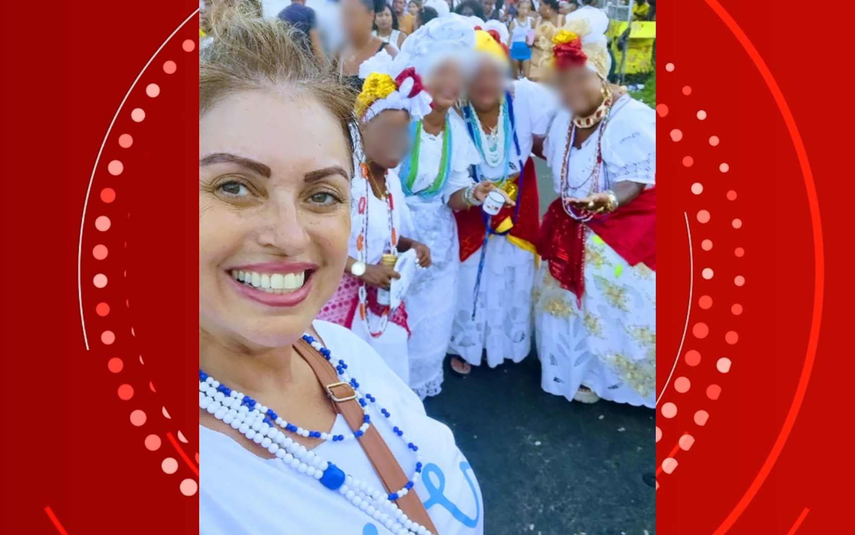 Turista presa por injúria racial em Salvador tirou fotos com baianas e Filhos de Gandhy dias antes do crime