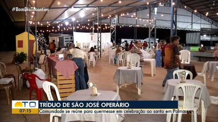 Comunidade católica se reúne para festejo do Tríduo de São José Operário