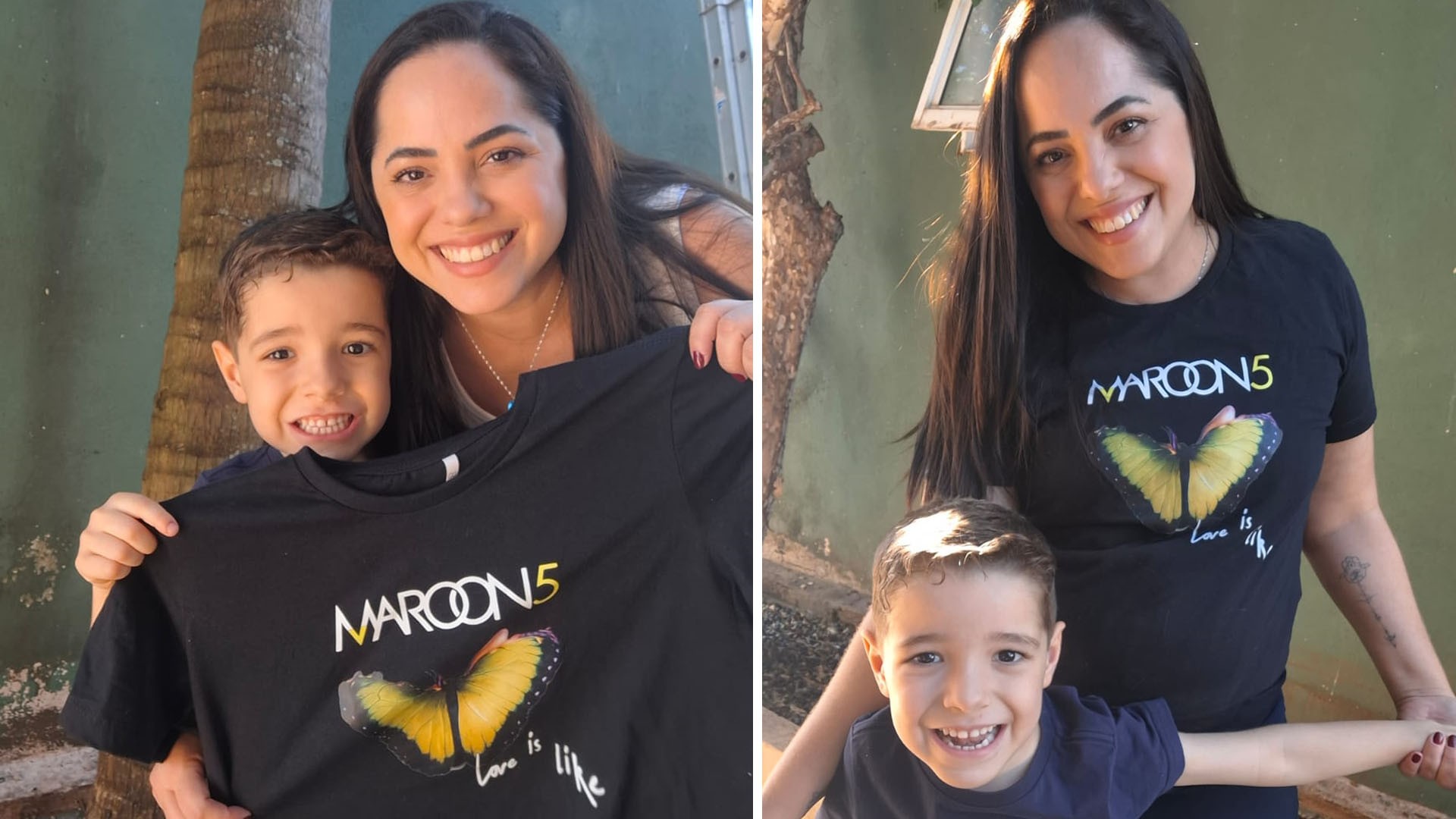Mãe fã de Maroon 5 batiza filho de Adam Levine e vai a show no interior de SP: 'Topo do topo'
