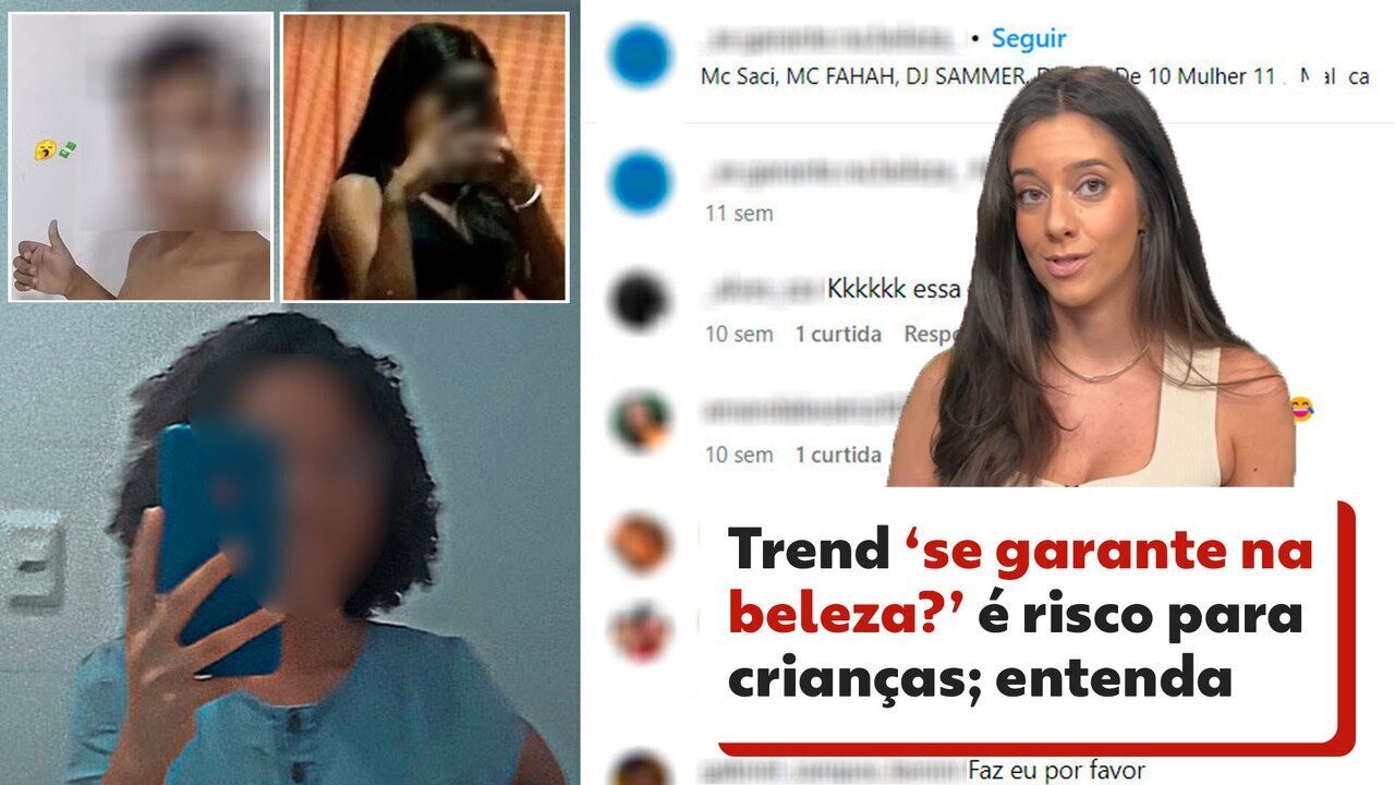Se garante na beleza?: perfis repostam fotos de crianças e acrescentam  áudios de funk