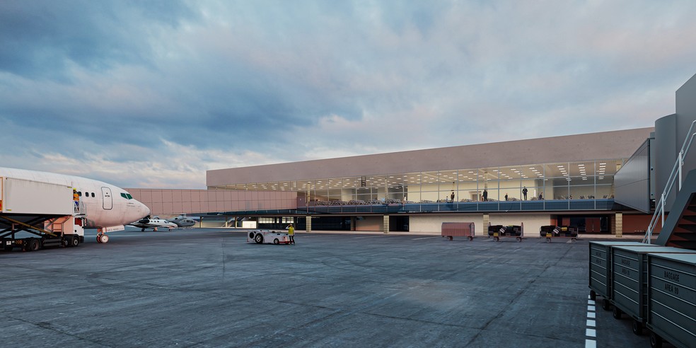 Novo aeroporto de Porto Velho. — Foto: Vinci Airports