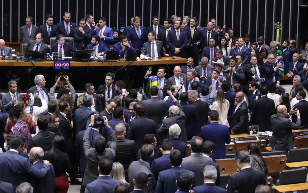 Deputados federais em sessão da Câmara dos Deputados — Foto: Bruno Spada / Câmara dos Deputados