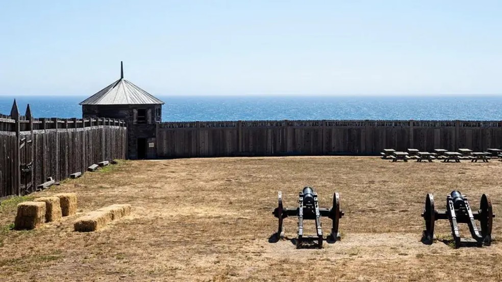 Os russos se estabeleceram na Califórnia décadas antes dos próprios americanos, que haviam conquistado sua independência em 1776 — Foto: Alamy via BBC