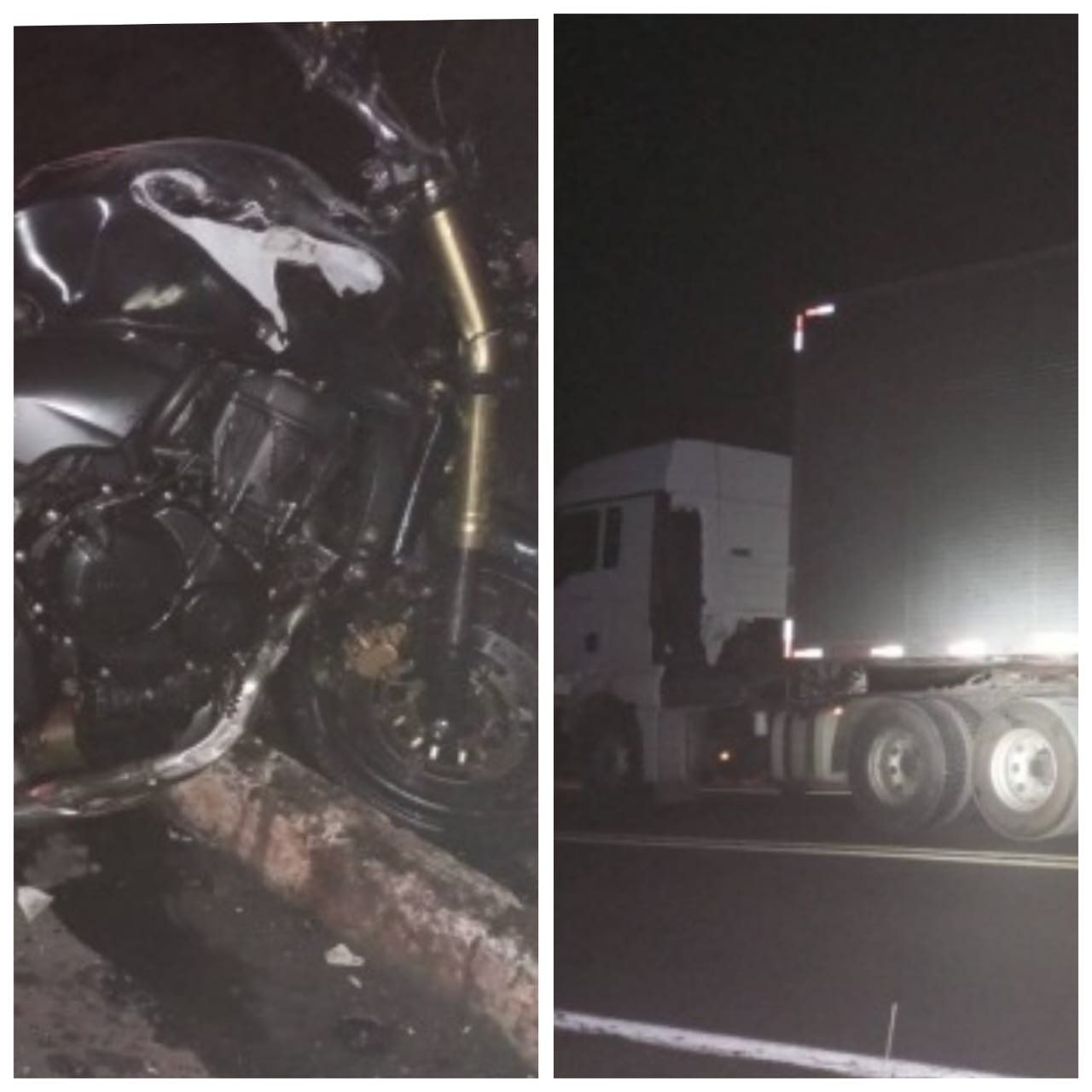 Motociclista morre após colisão com caminhão na MGC-135, em Japonvar