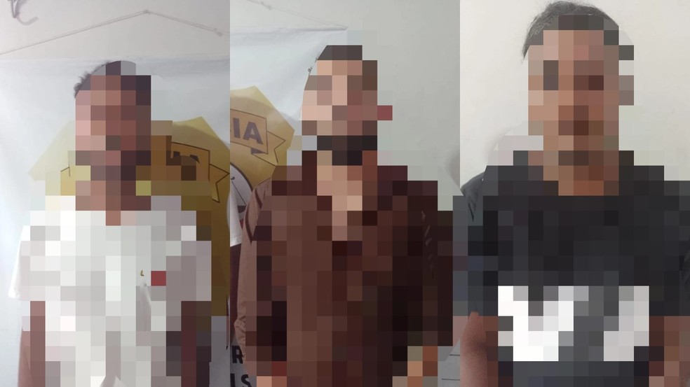 Trio é preso suspeito de sequestro e extorsão no Maranhão — Foto: Divulgação/Polícia Civil
