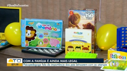 Especialista explica importância da presença dos pais durante brincadeiras com as crianças