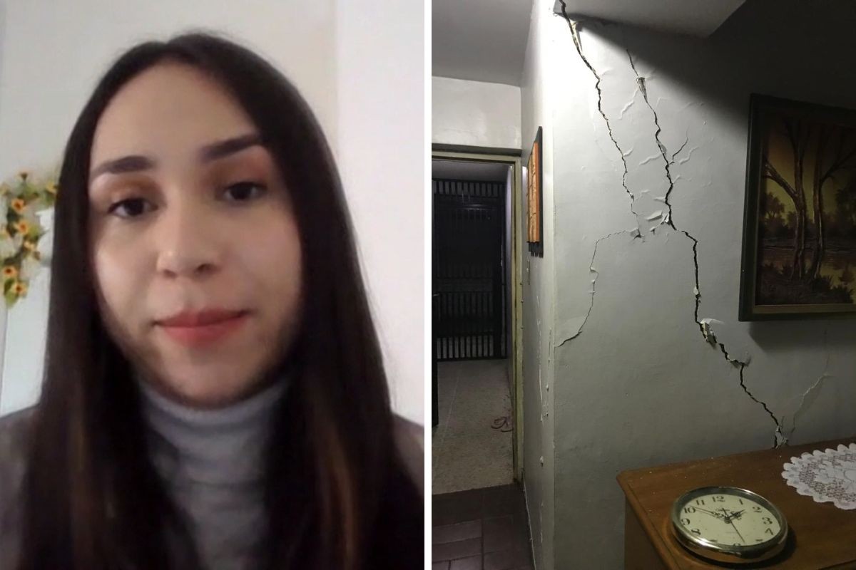 'Estava tremendo tudo': Mãe liga para filha em SP durante terremotos na Venezuela; casa da família fica rachada