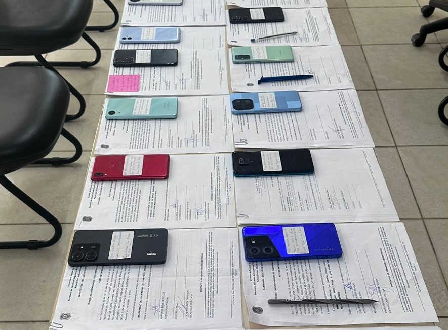 Operação da Polícia Civil recupera e devolve 35 celulares roubados e furtados em Castanhal, no Pará