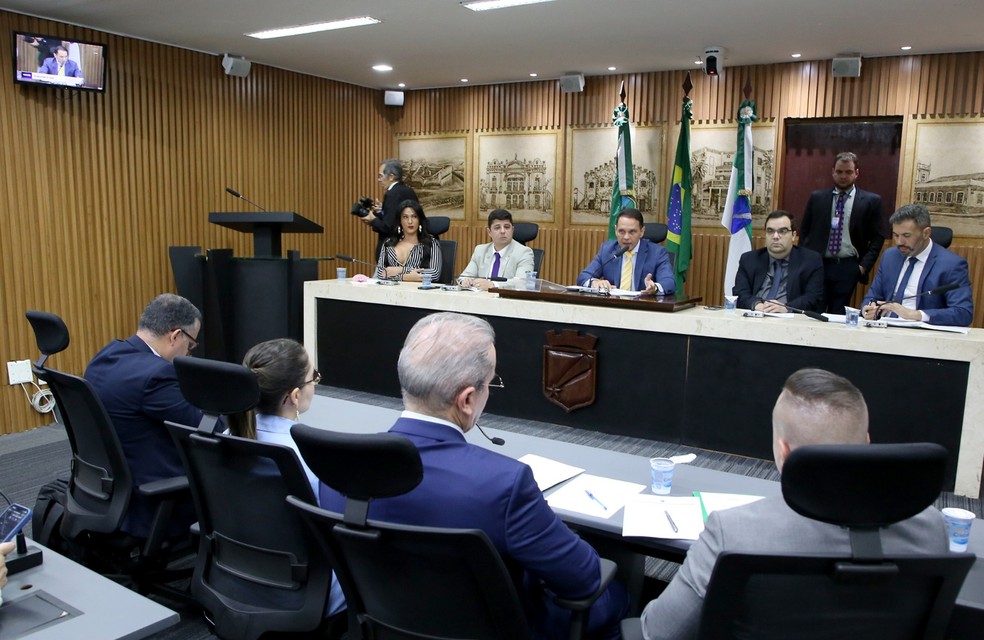 Comissão recebeu nesta quarta-feira (6) representantes dos planos de saúde — Foto: Elpidio Junior/CMN
