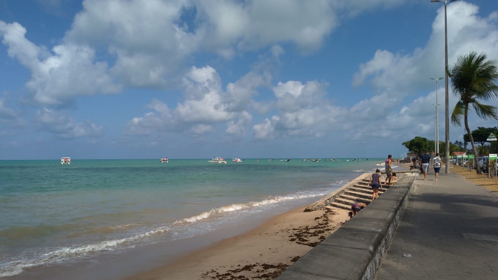 Litoral da Paraíba tem três trechos de praias impróprios para banho