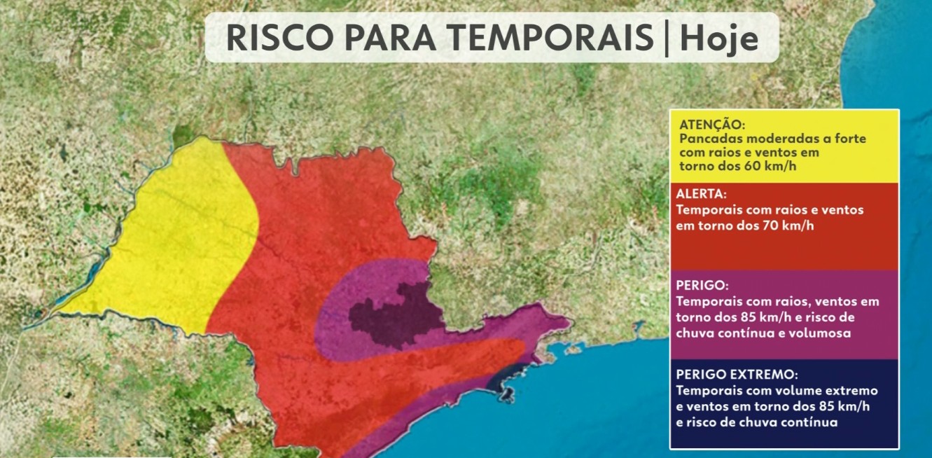 Piracicaba supera média histórica de chuvas para novembro e região mantém alerta para temporais 