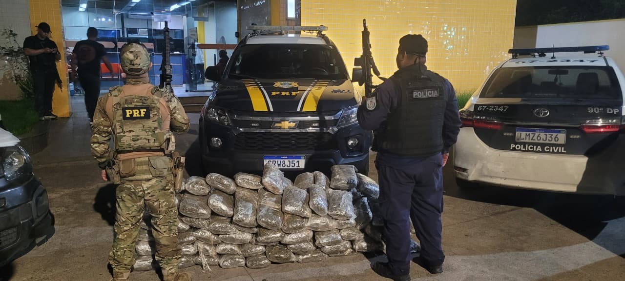 Jovem é preso com 80 kg de skank após perseguição em Barra Mansa