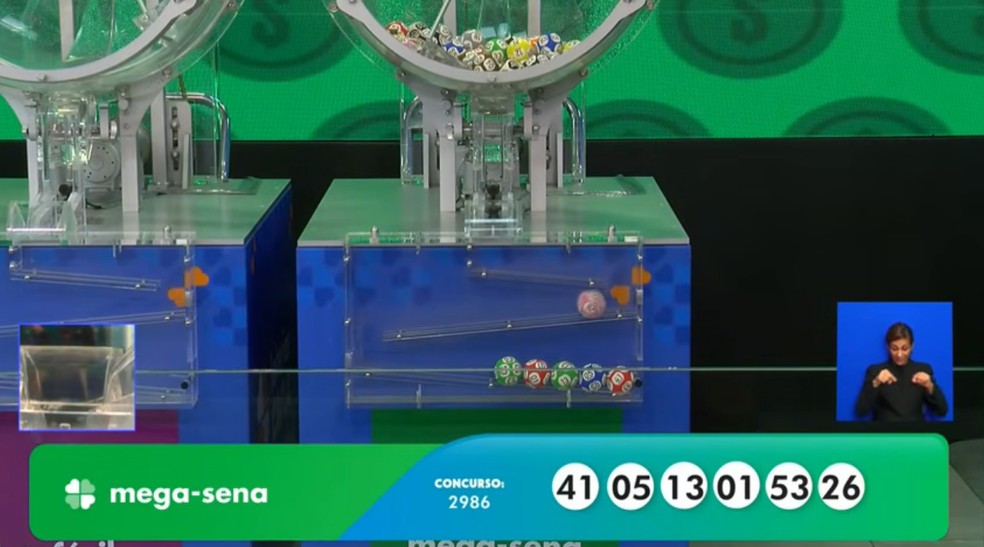 Mega-Sena, concurso 2.986 — Foto: Reprodução/Caixa
