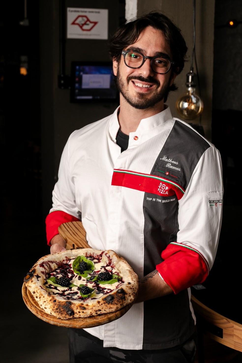 Matheus Ramos, fundador e pizzaiolo do QT Pizza Bar. — Foto: Divulgação