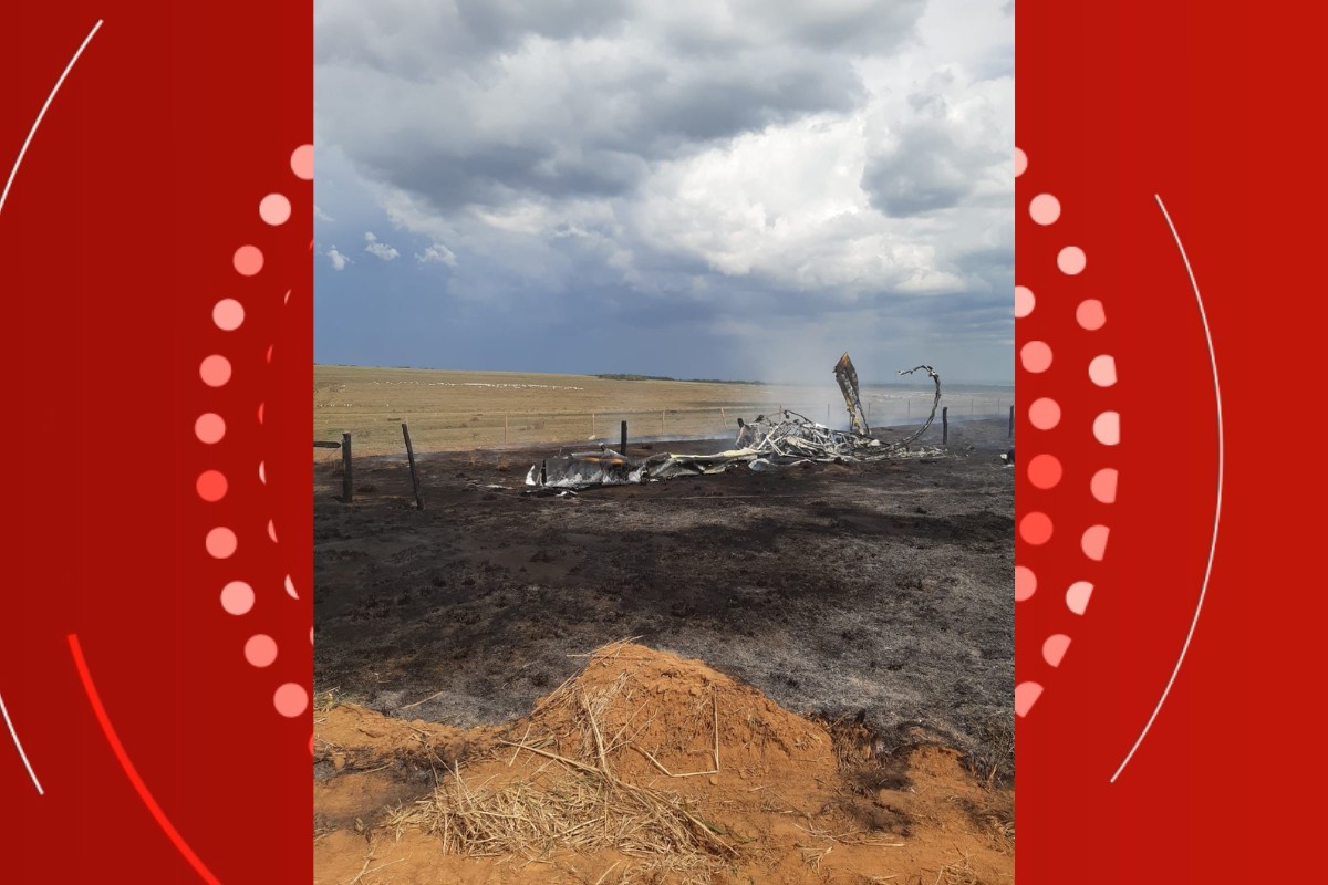 Piloto morre após queda de avião agrícola em zona rural de MT