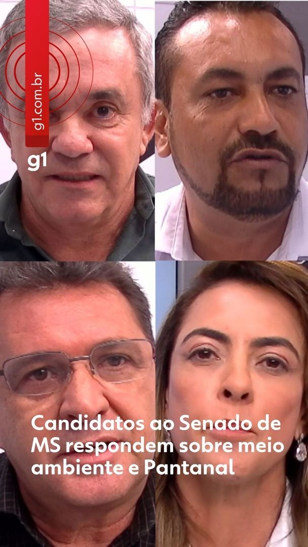 VÍDEOS: o que os candidatos ao Senado de MS disseram no debate do g1