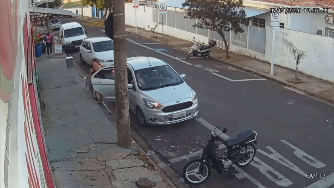 Ladrão é baleado na rua por comerciante e atropelado durante fuga após assaltar mercearia em Botucatu