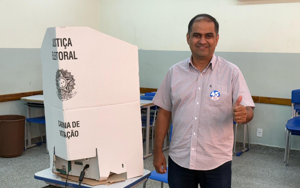 Hélio Acosta disputa a prefeitura pelo PSDB — Foto: Thalyta Andrade/ TV Morena