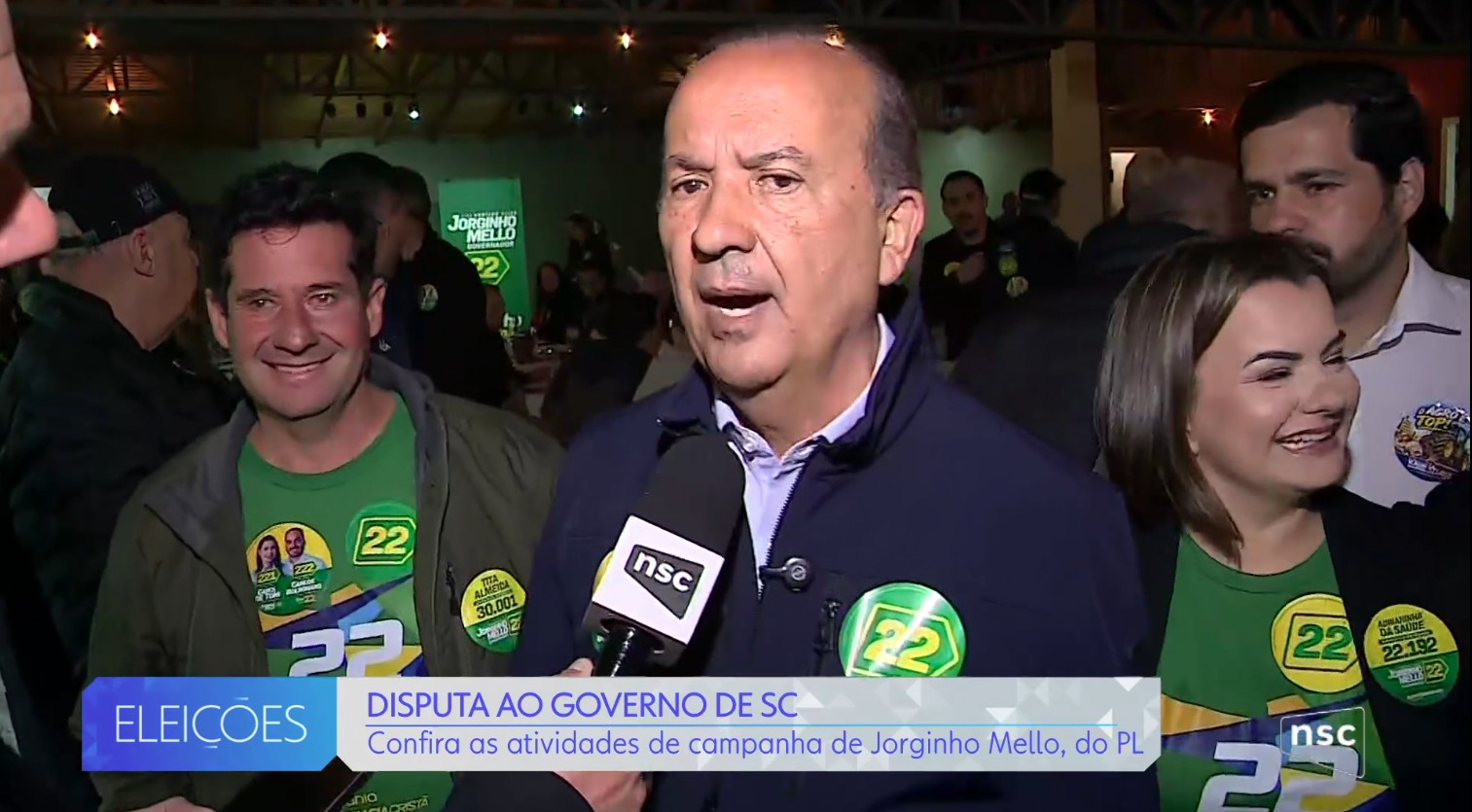 Eleições 2026 em SC: Jorginho Mello almoça com aliados e lideranças políticas em Curitibanos